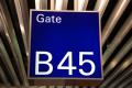 das Bild zu 'departure gate' auf Deutsch