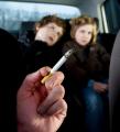 das Bild zu 'passive smoking' auf Deutsch